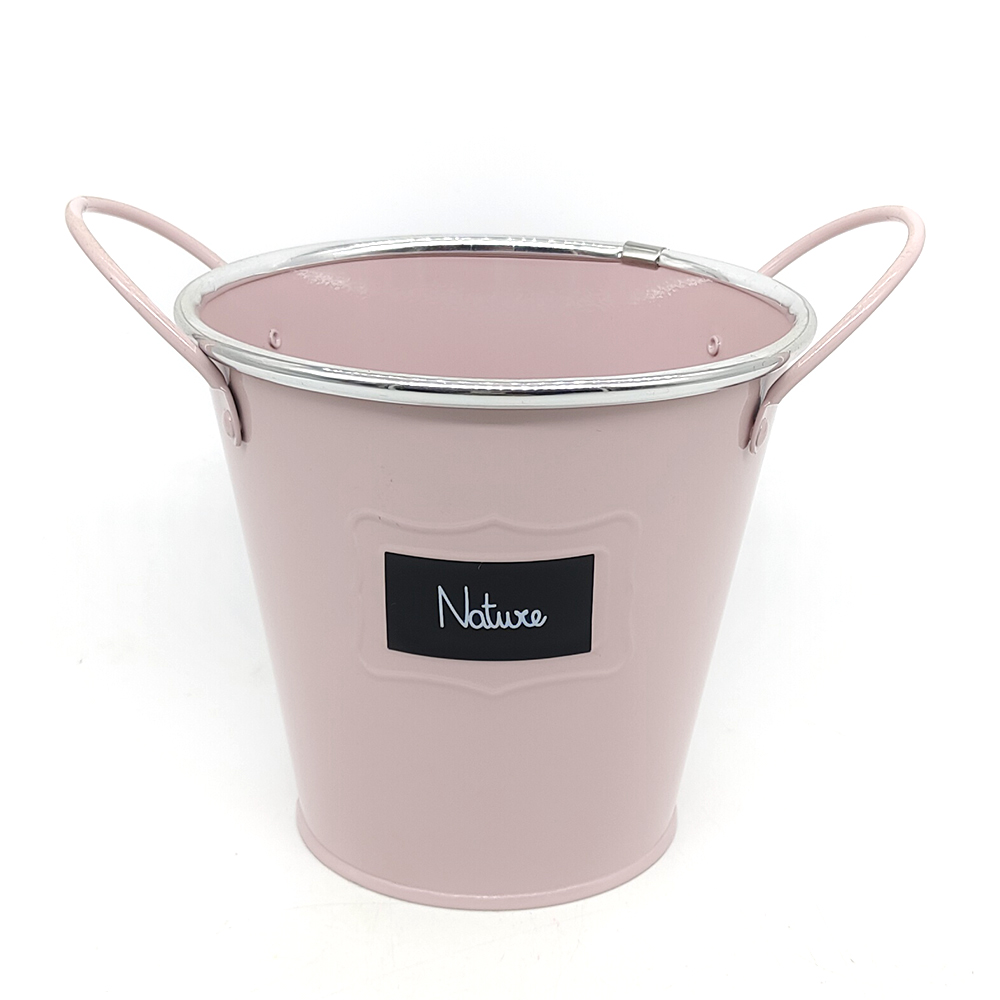Pink Floral Container
