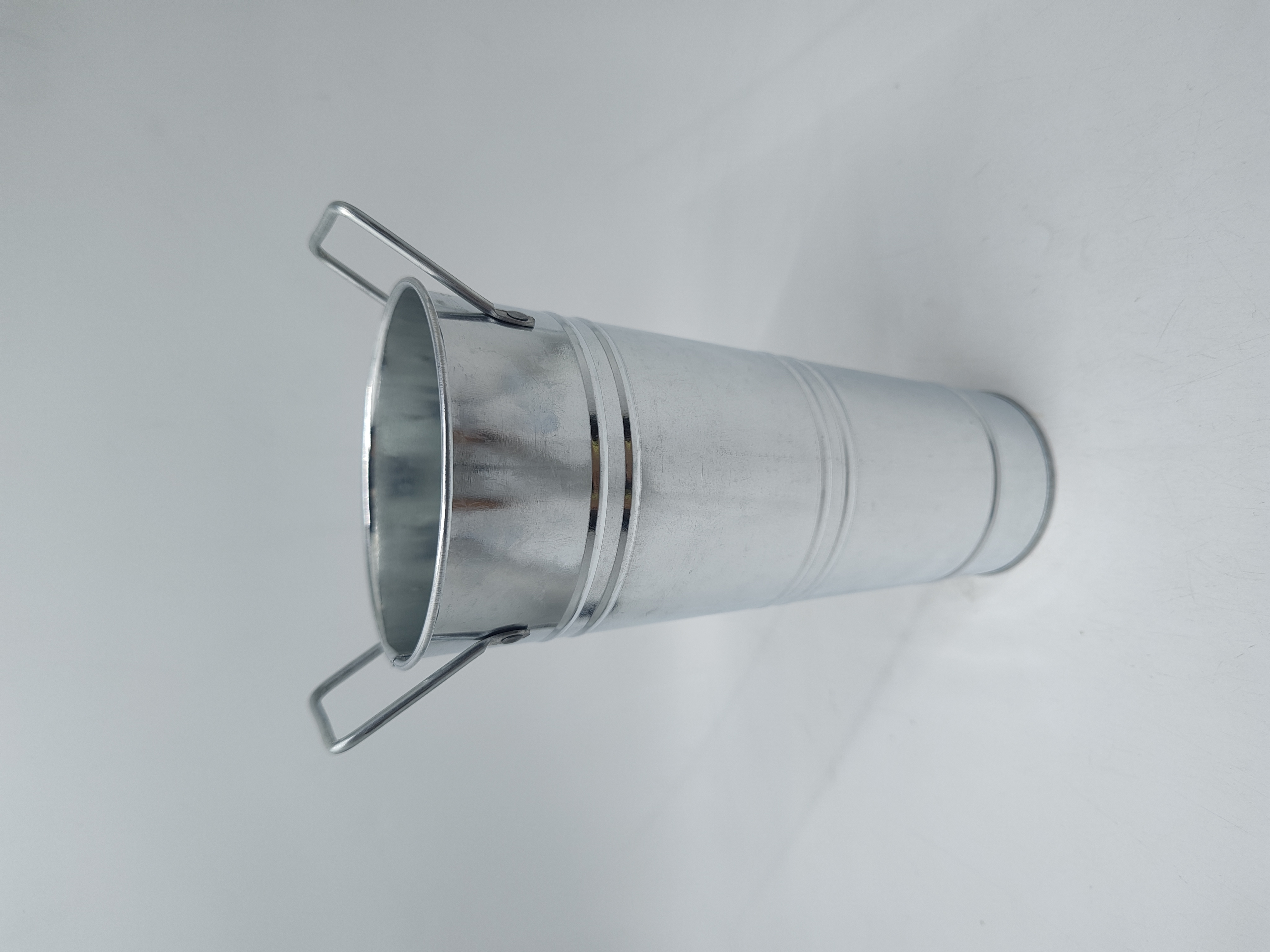 Silver Double-Handled Tall Flower Bucket